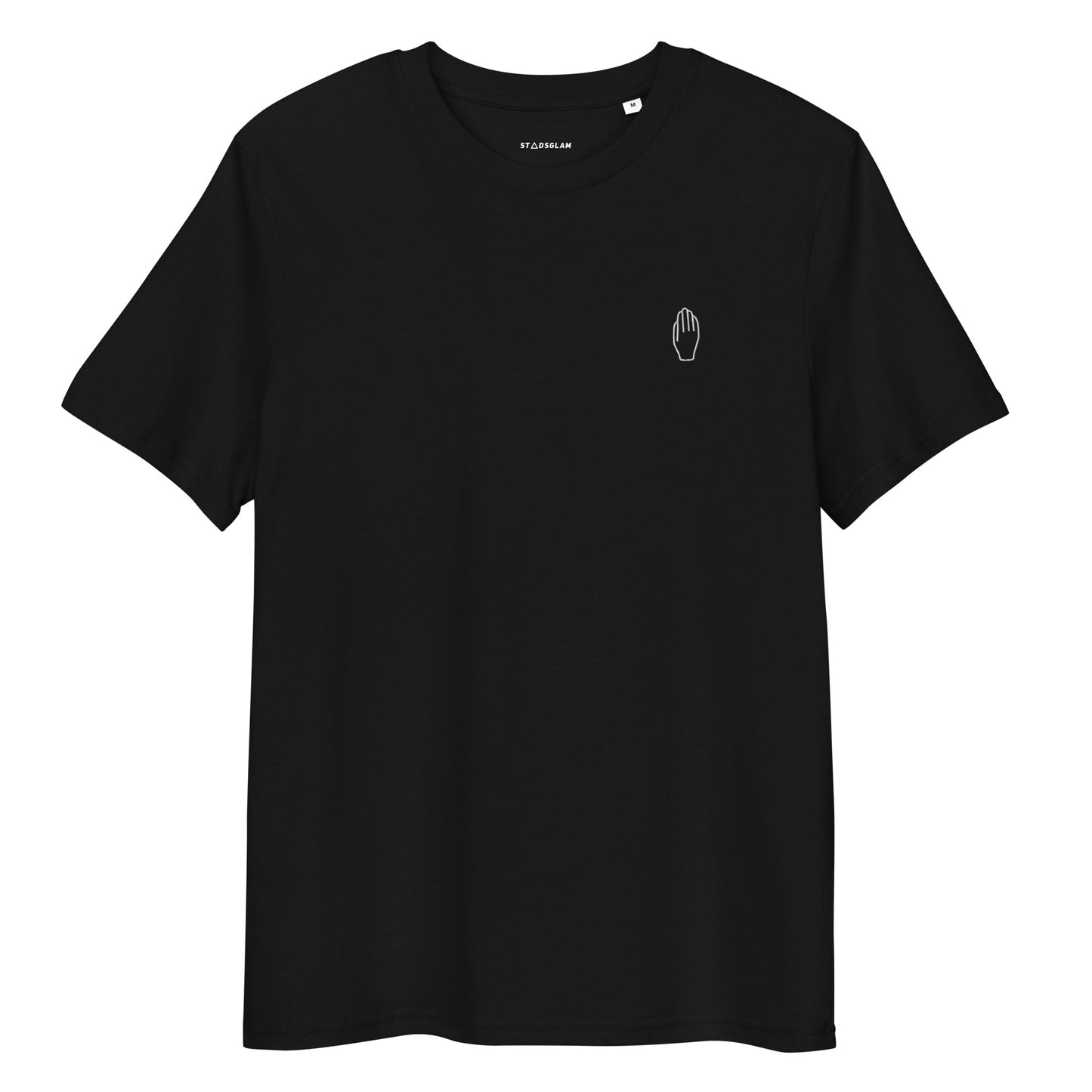 T-shirt Antwerpen - Uniseks - Bio Katoen - Antwerpse Hand - Zwart