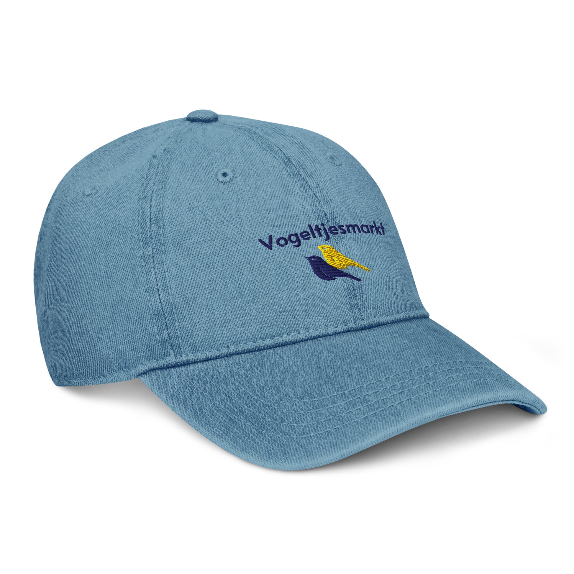 Pet Antwerpen -Denim pet - Dad Cap - Vogeltjesmarkt -  
