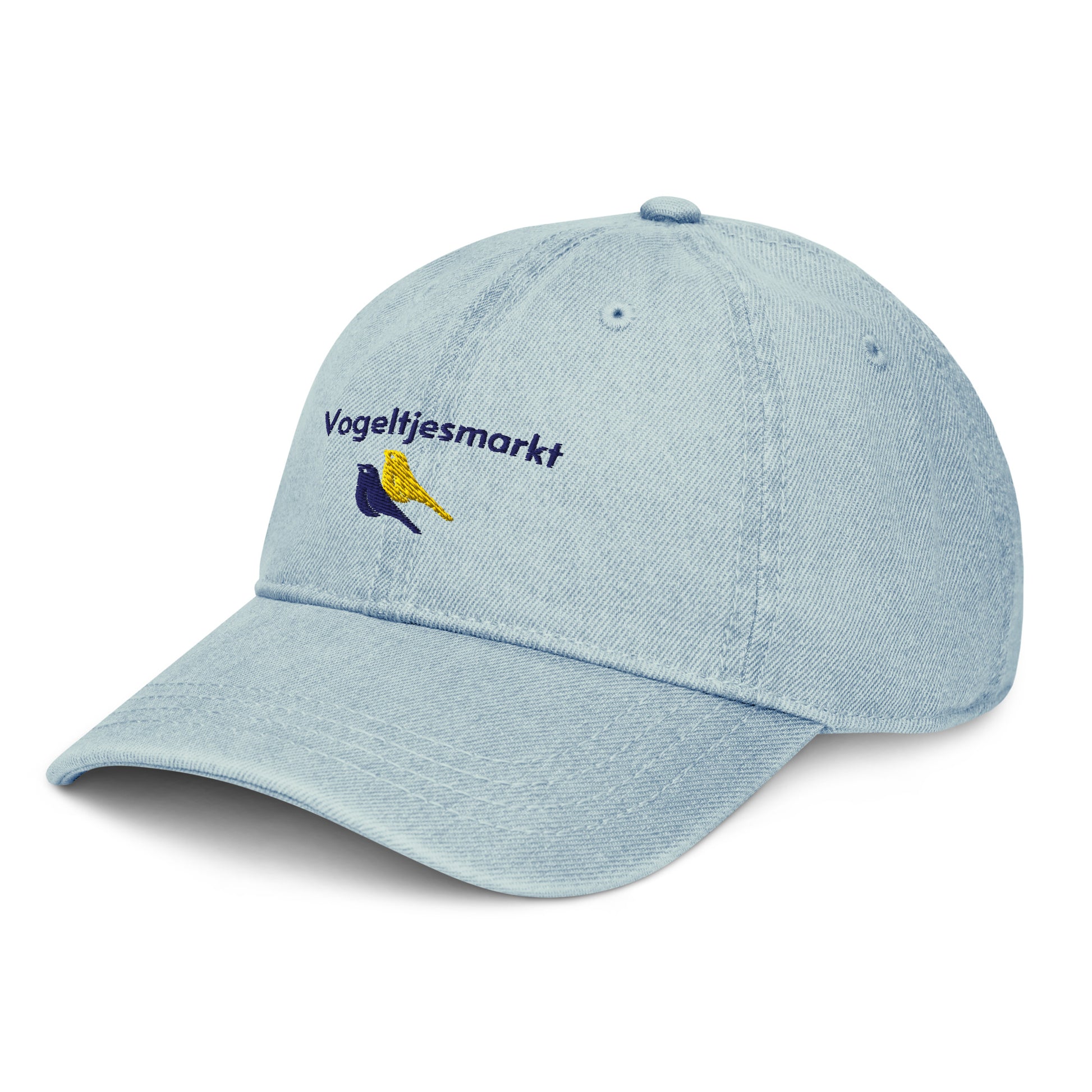 Pet Antwerpen -Denim pet - Dad Cap - Vogeltjesmarkt -  