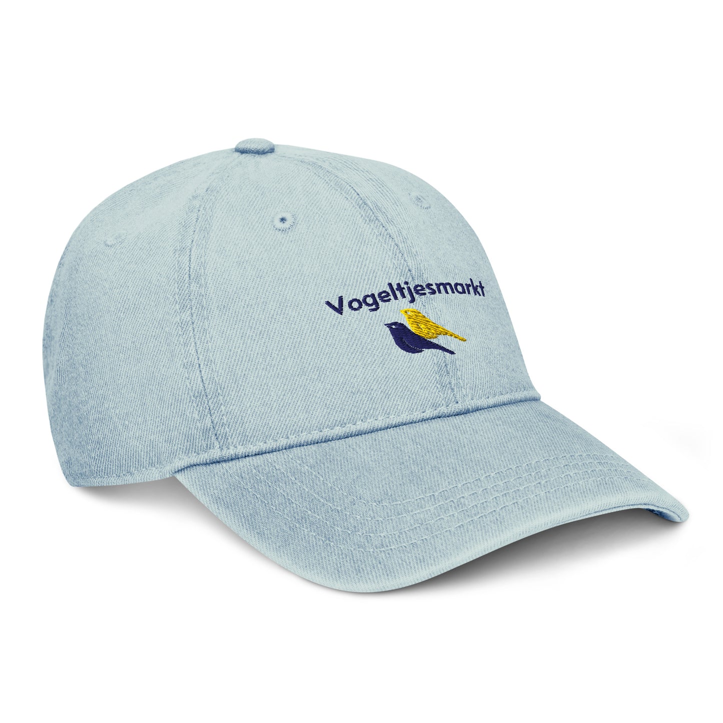 Pet Antwerpen -Denim pet - Dad Cap - Vogeltjesmarkt -  