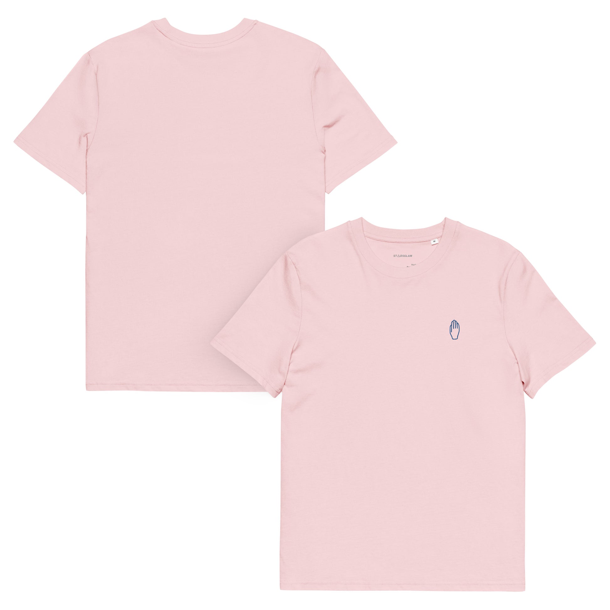 T-shirt Antwerpen - Uniseks - Bio Katoen - Antwerpse Hand - Pink
