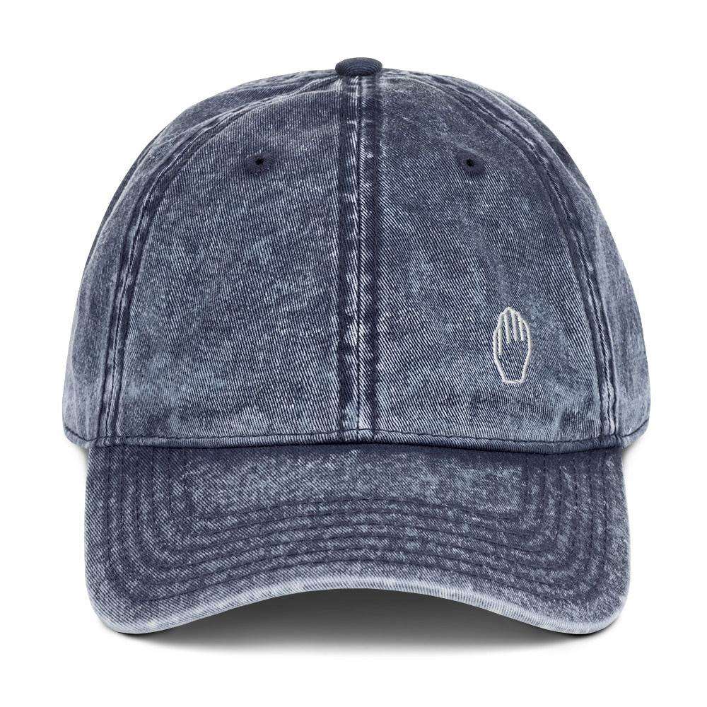 Pet Antwerpen - Vintage Pet - Dad Cap - Antwerpse Hand - Marineblauw